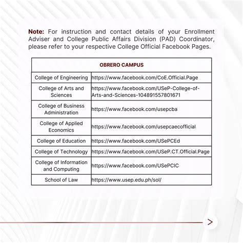 usep enrollment|FOR ENROLLMENT .